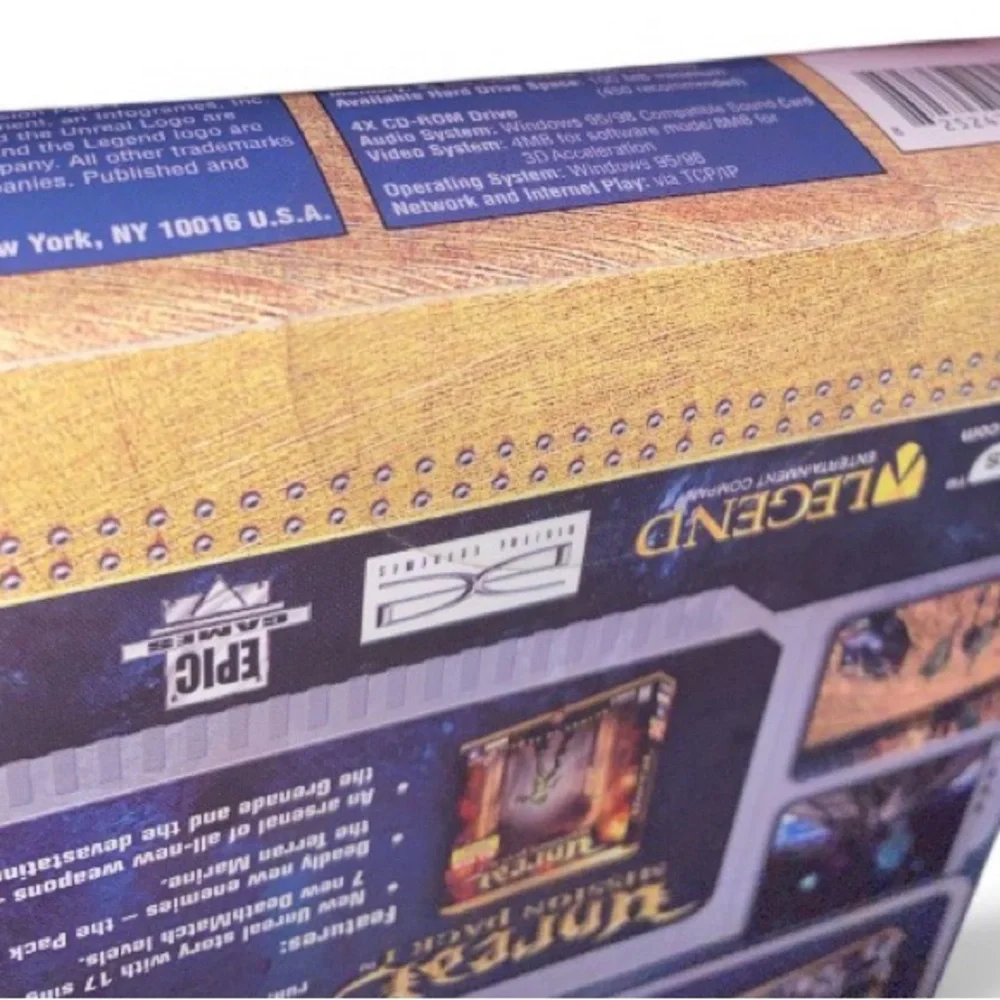 Factory sealed the ultimate unreal gold collection NEW box  PC GAME VTG